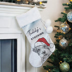 Personalised Dog Breed Christmas Stocking with personalised text, view 5