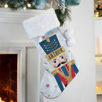 Personalised Nutcracker Christmas Stocking with personalised text, view 2