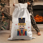 Personalised Nutcracker Christmas Sack with personalised text, view 2