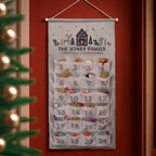 Personalised Christmas Home Advent Calendar with personalised text, view 6