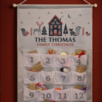 Personalised Christmas Home Advent Calendar with personalised text, view 5