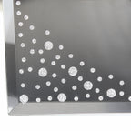Personalised Mr & Mrs Diamante Glass Photo Frame with personalised text, view 4