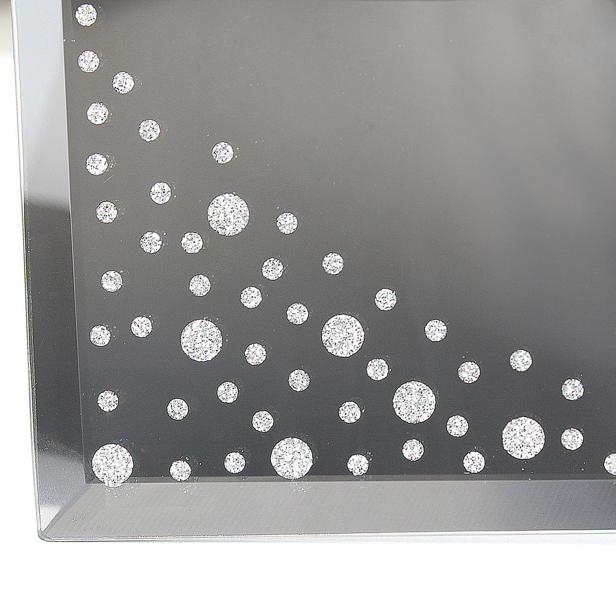 Personalised Mr & Mrs Diamante Glass Photo Frame with personalised text, view 4