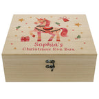 Personalised Pink Unicorn Christmas Eve Box with personalised text, view 4
