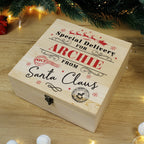 Personalised Special Delivery from Santa Christmas Eve Box with personalised text, view 5