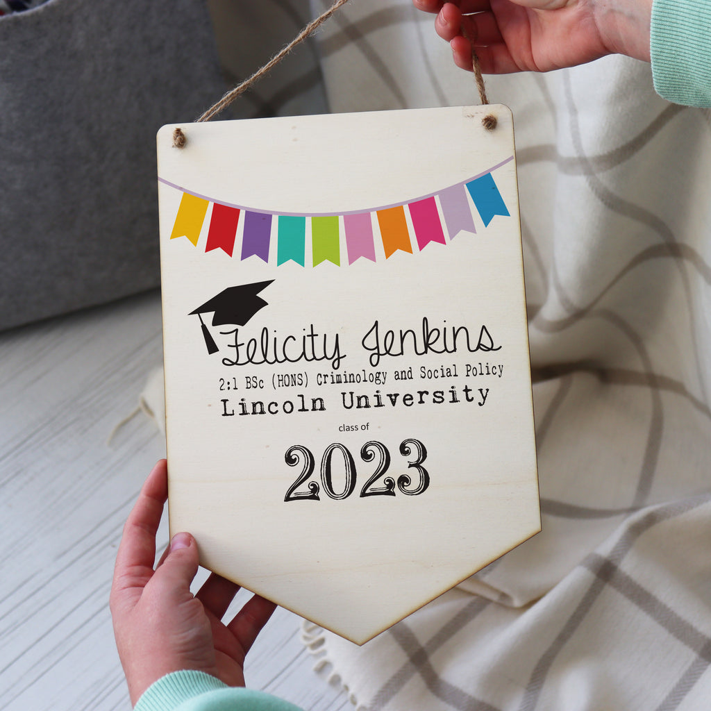 Graduation Pennant Flag