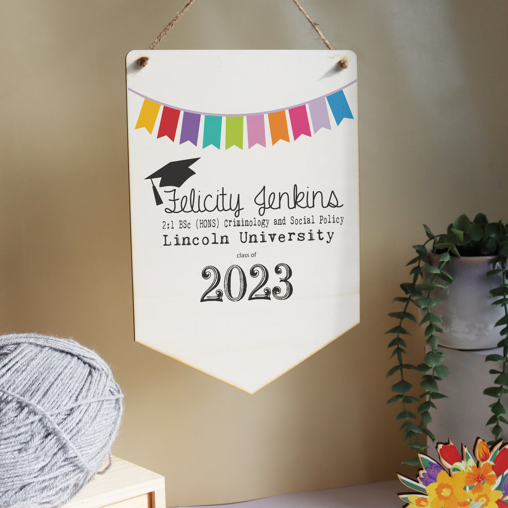 Graduation Pennant Flag