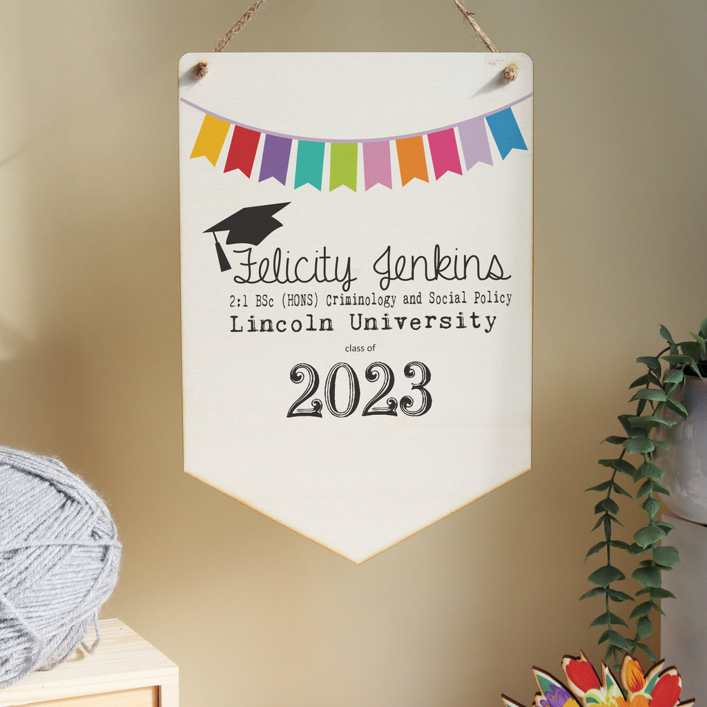 Graduation Pennant Flag