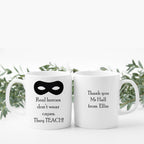 Personalised teacher appreciation ceramic mug