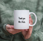 Personalised teacher mug