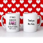 Personalised teacher mug with message