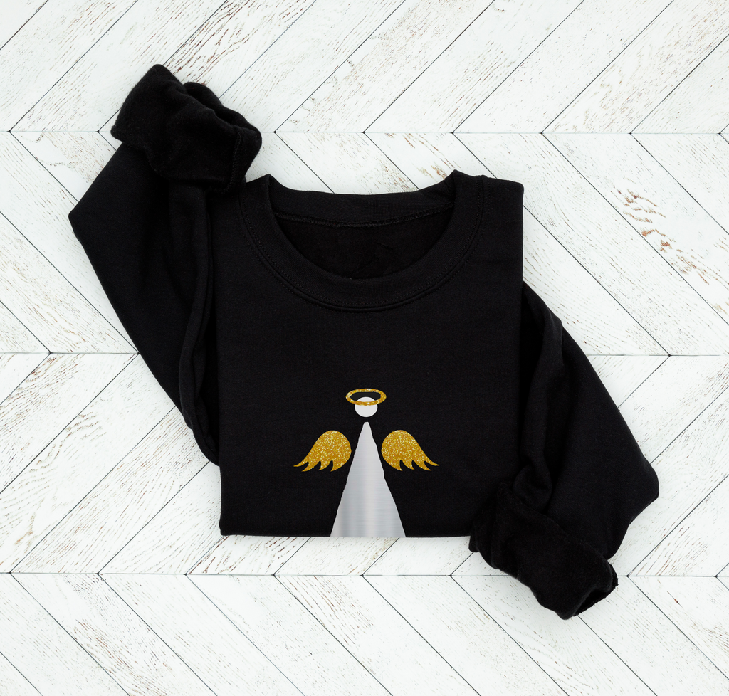 Personalised Angel Christmas sweatshirt