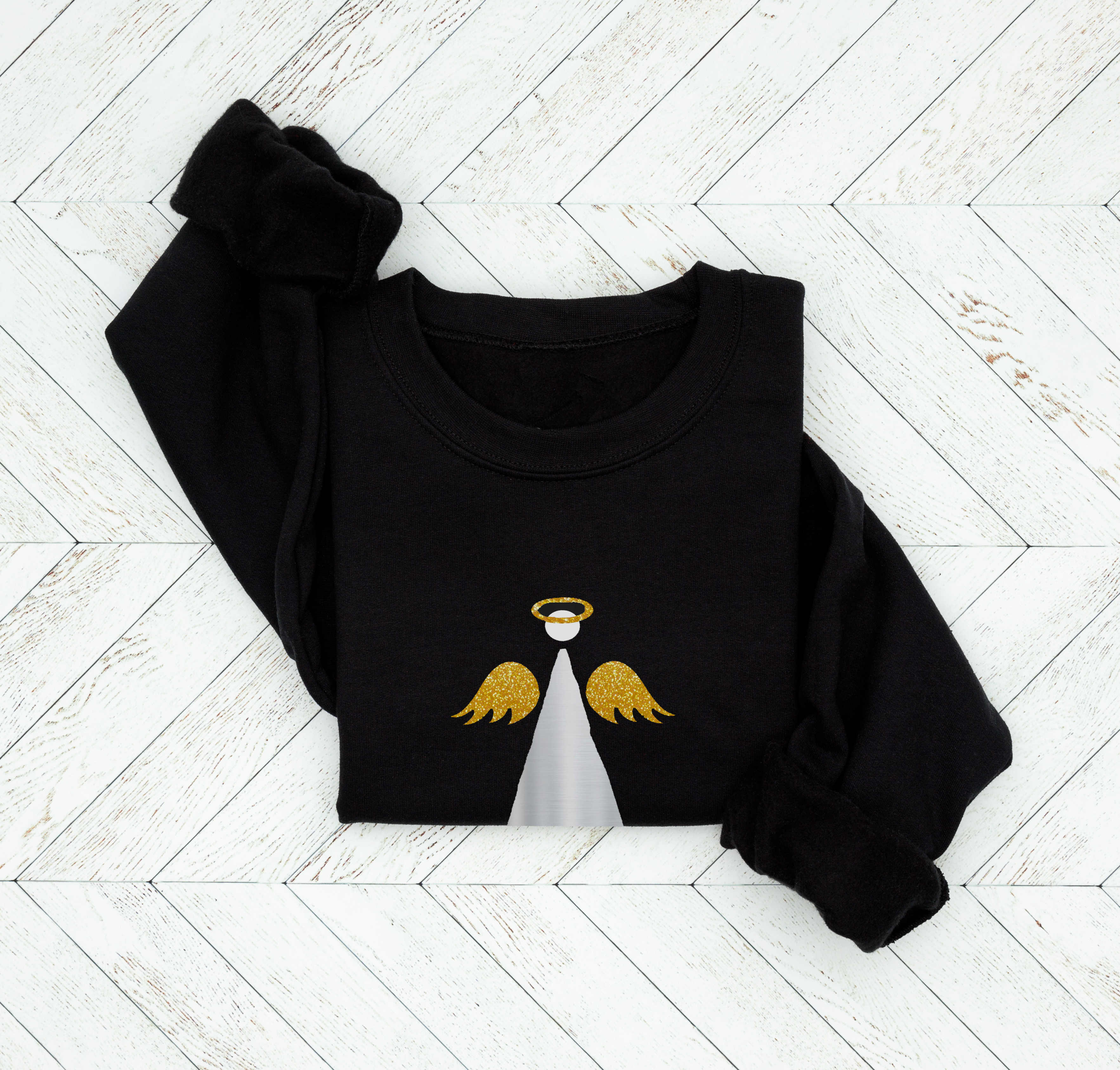 Personalised Angel Christmas sweatshirt