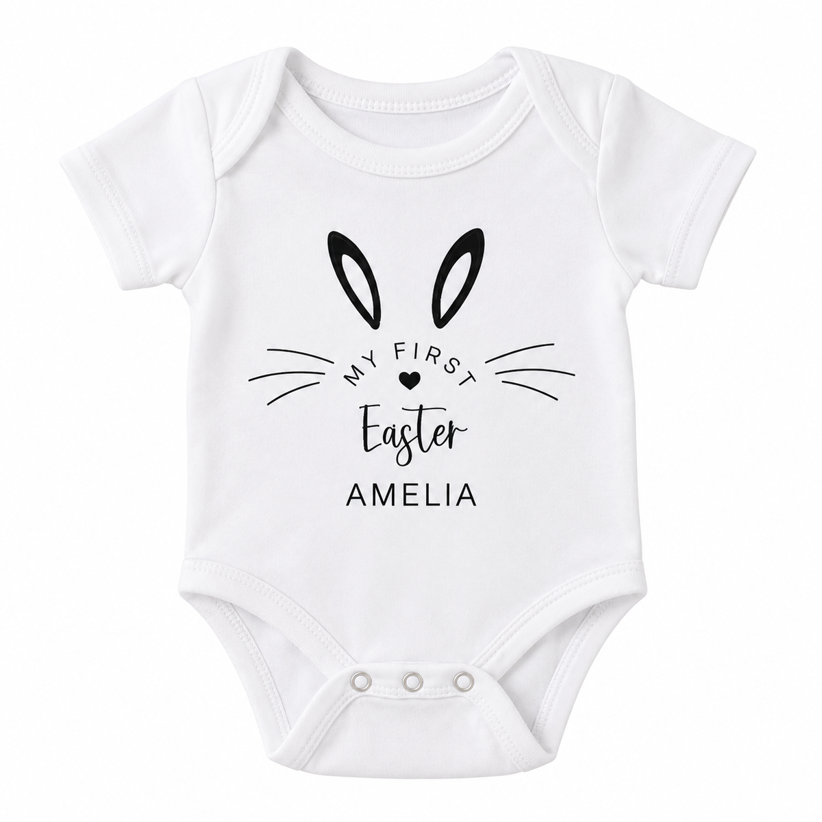 Personalised First Easter Baby Grow