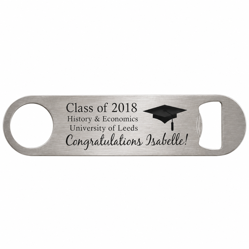 Personalised Graduation Bottle Opener