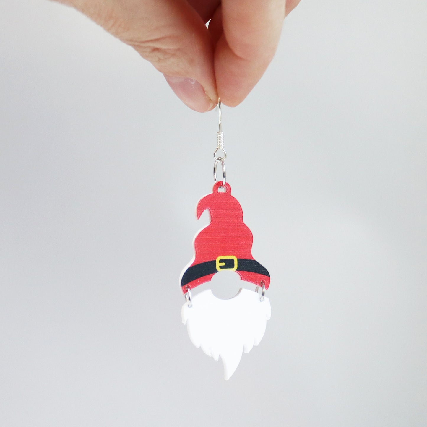 Christmas Santa Hat Gnome Gonk Earrings