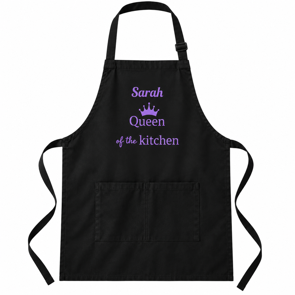 Personalised Queen of the Kitchen Apron