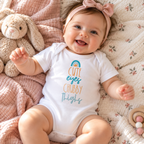 Cute Eyes Chubby Thighs Baby Grow