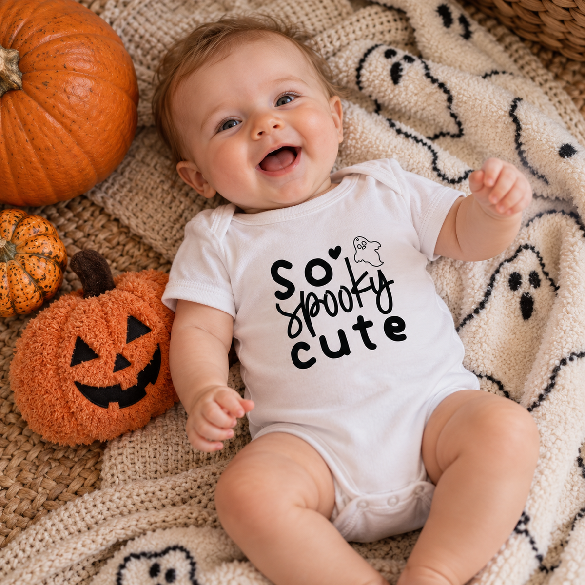 So Spooky Cute Halloween Baby Grow