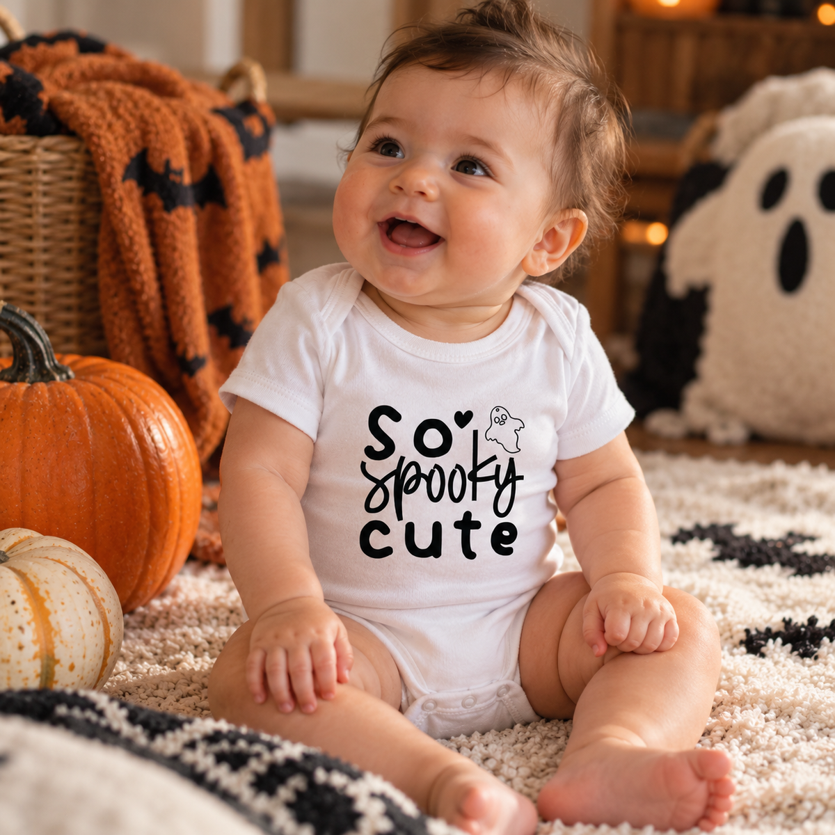 So Spooky Cute Halloween Baby Grow