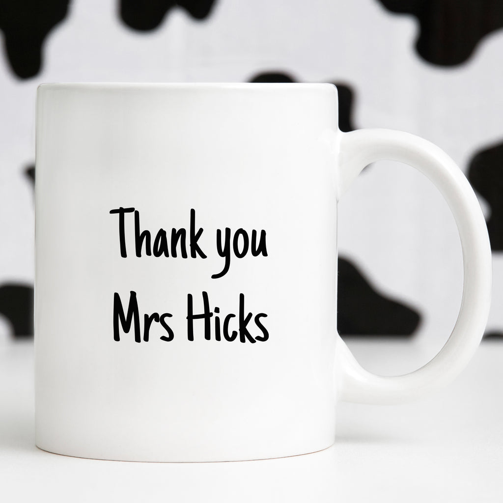 Teacher appreciation ceramic mug