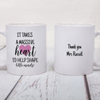 Teacher appreciation gift coffee mug