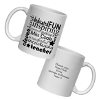 Teacher end-of-year thank you gift mug 11oz