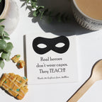 Real Heroes Teach Thank You Coaster