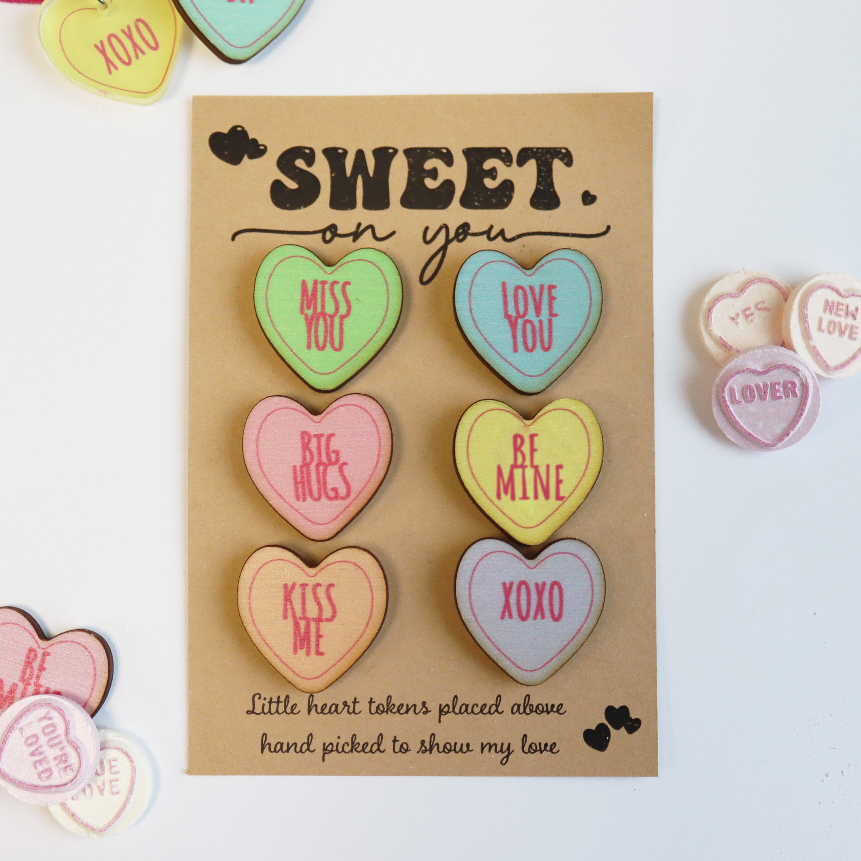 Sweet on You Pastel Heart Pocket Tokens – Valentine’s Love Gift Set
