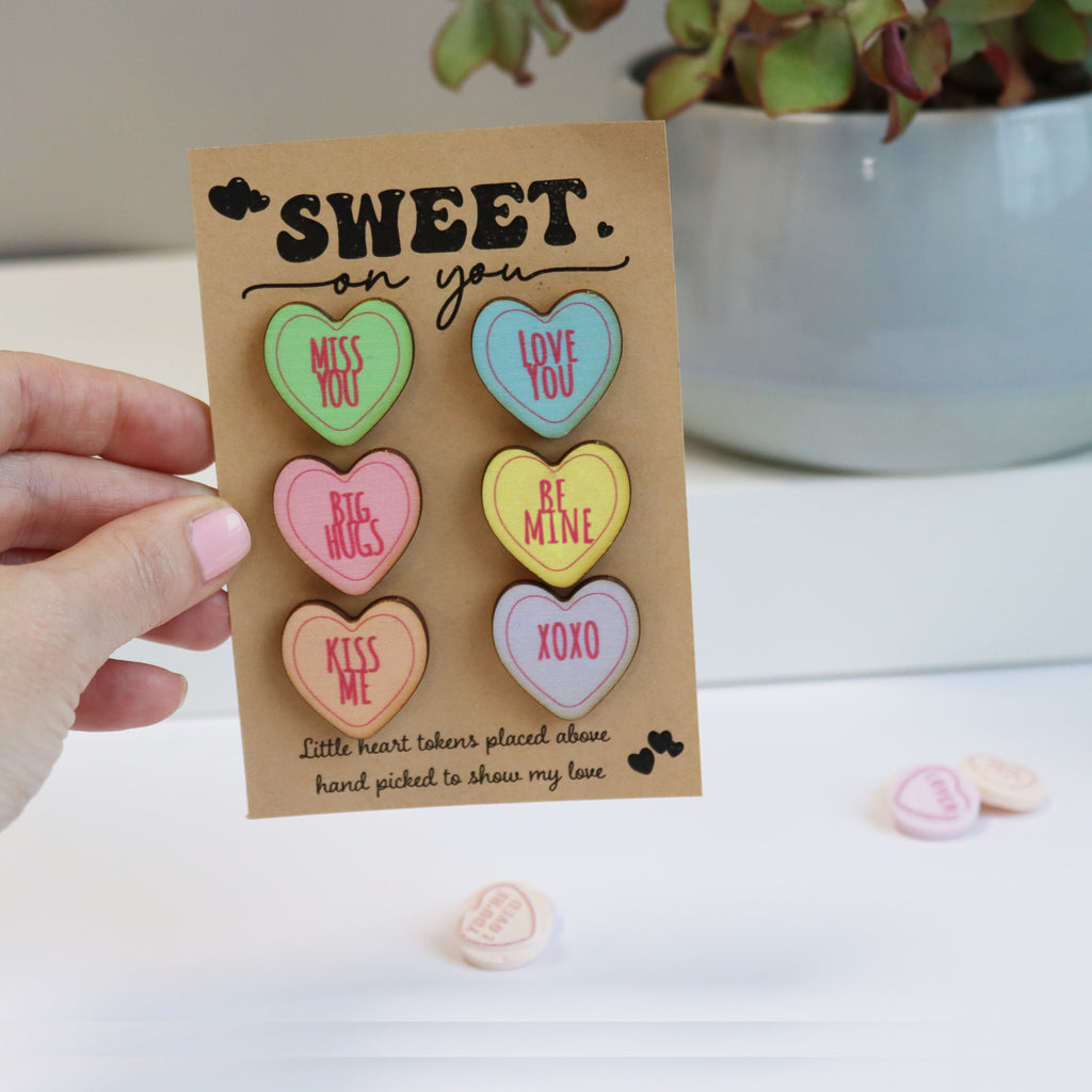 Sweet on You Pastel Heart Pocket Tokens – Valentine’s Love Gift Set