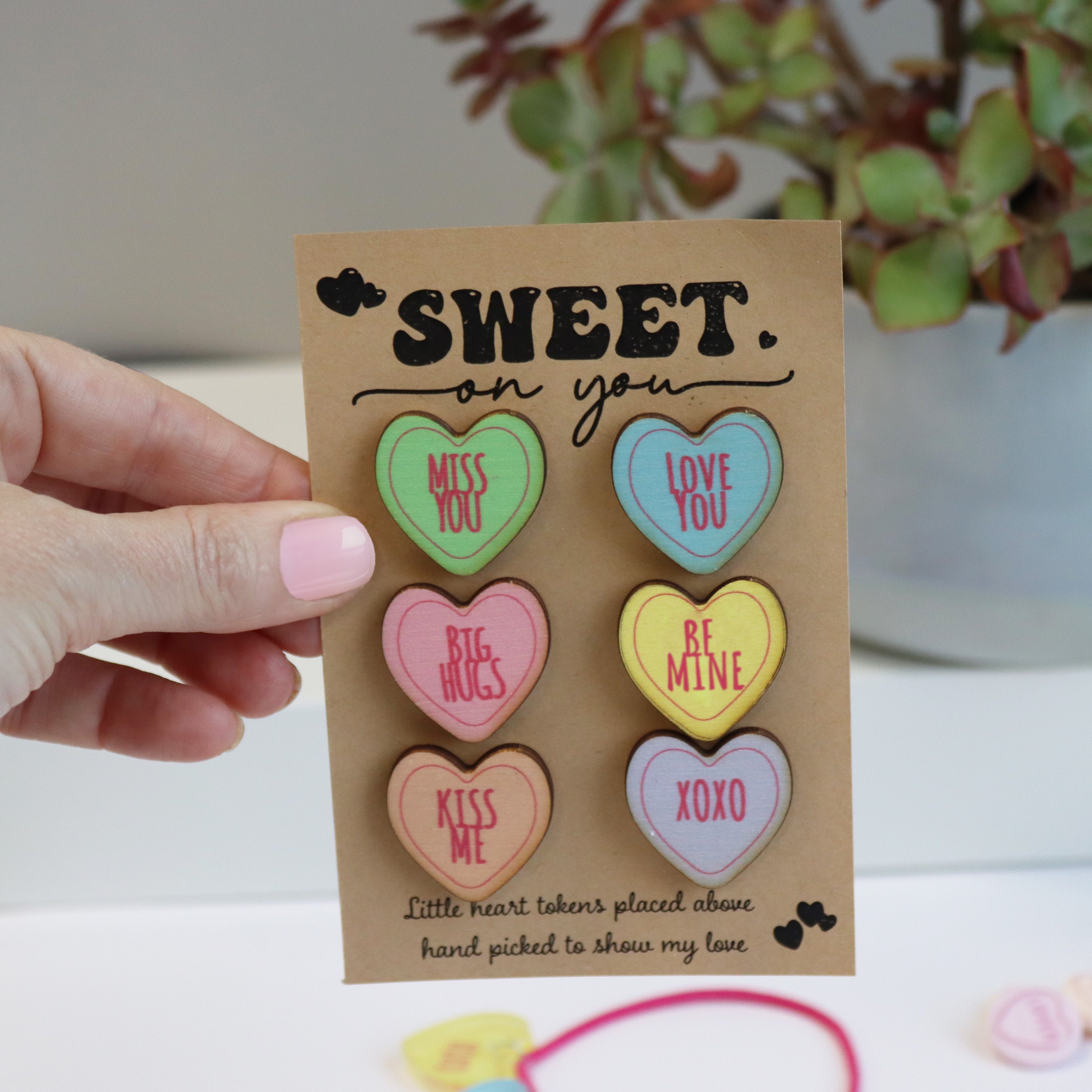 Sweet on You Pastel Heart Pocket Tokens – Valentine’s Love Gift Set