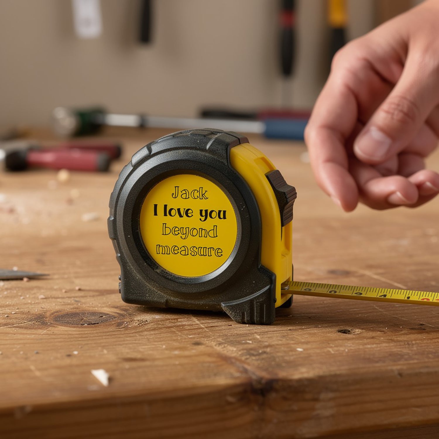Personalised Valentine's Tape Measure