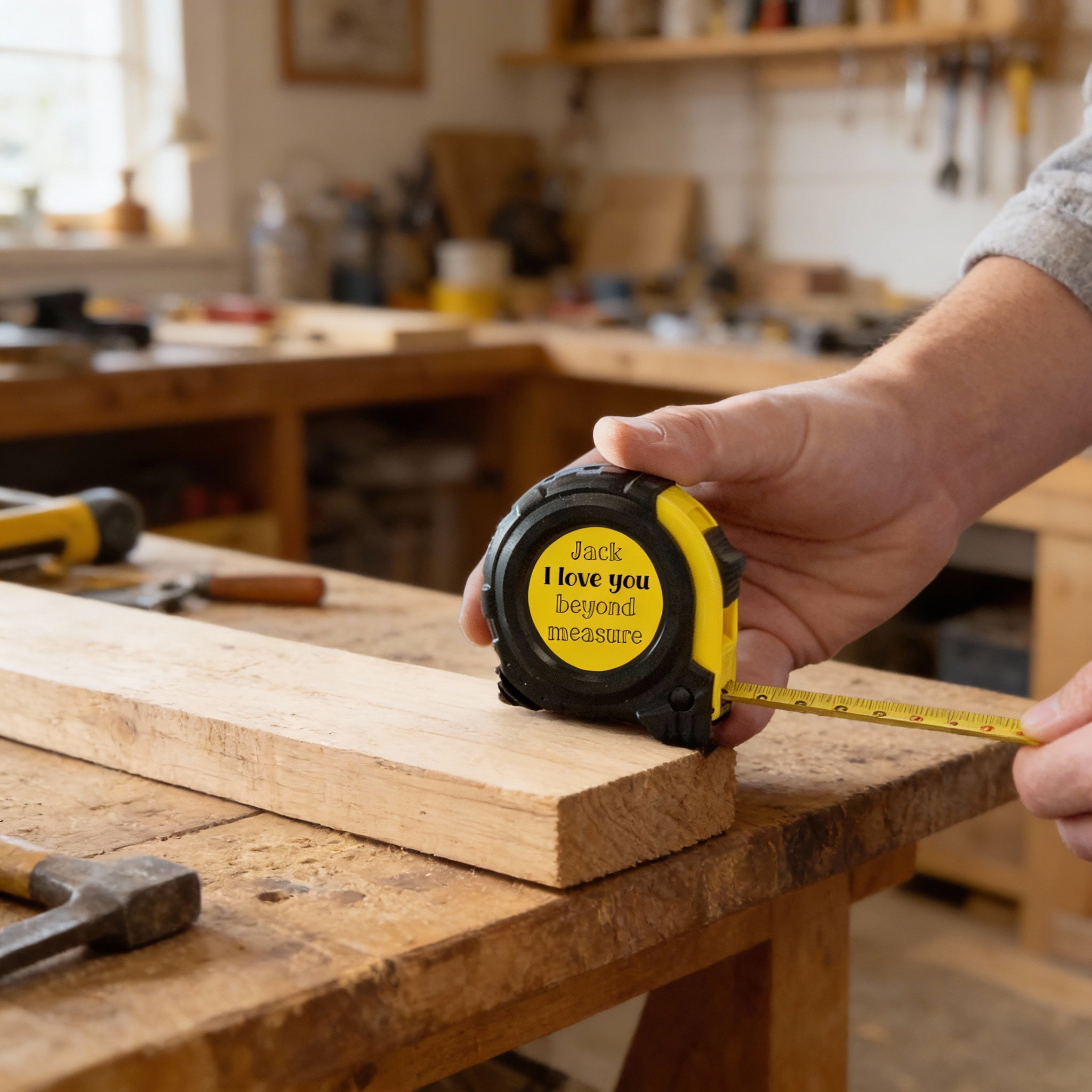 Personalised Valentine's Tape Measure
