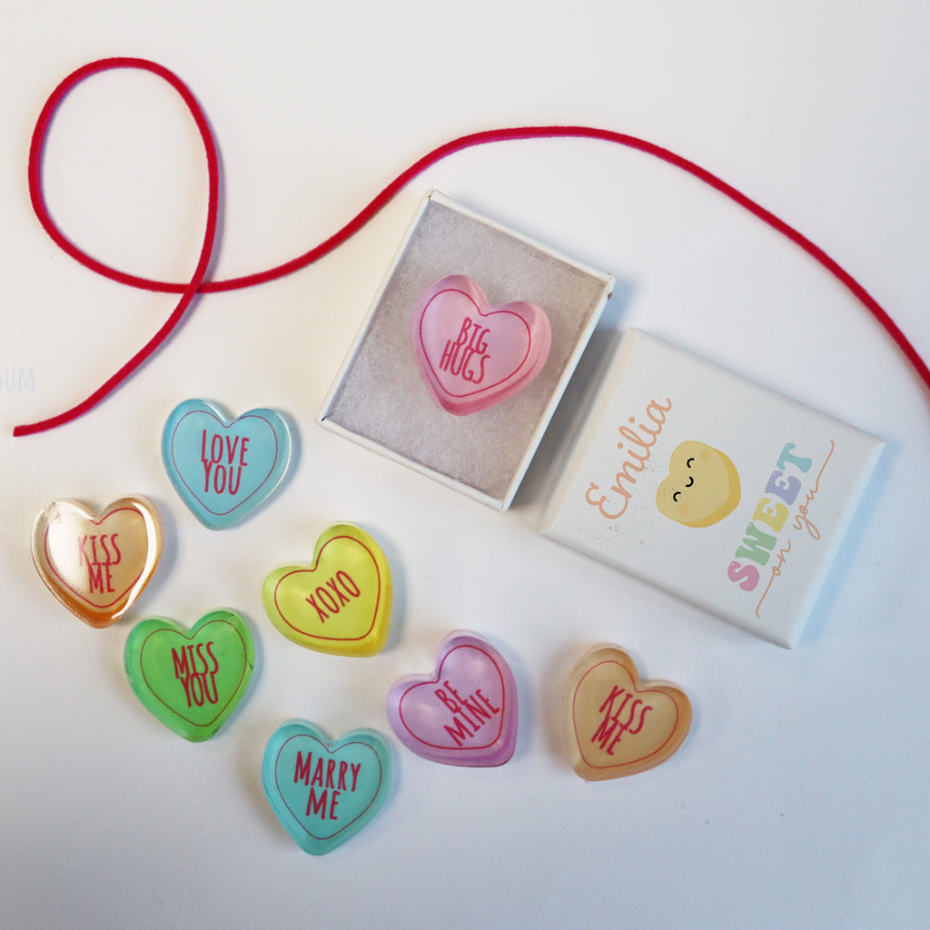 Valentine's Personalised Heart Token