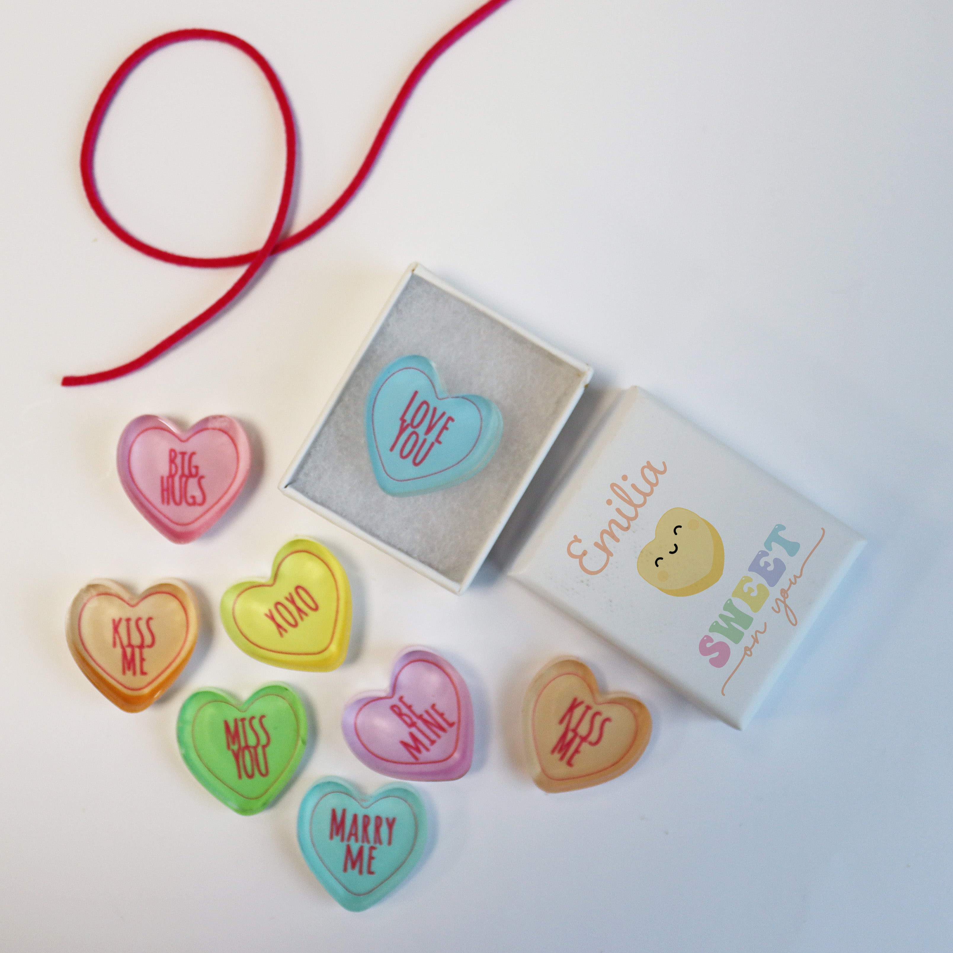 Valentine's Personalised Heart Token