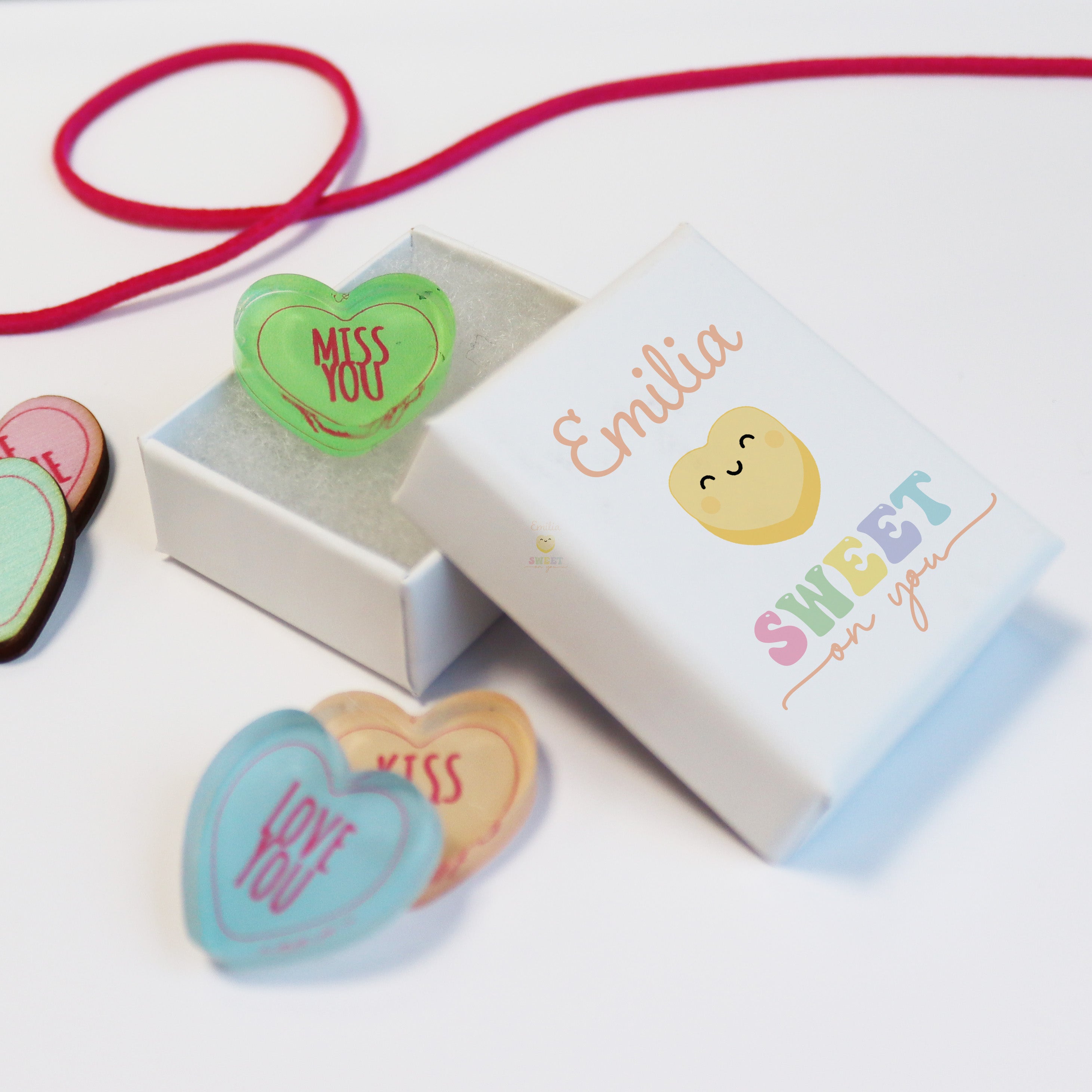 Valentine's Personalised Heart Token