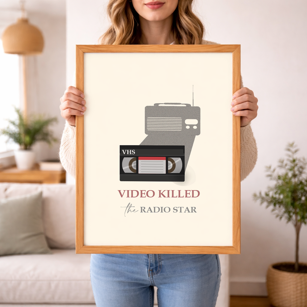 Video Killed The Radio Star Wall Art