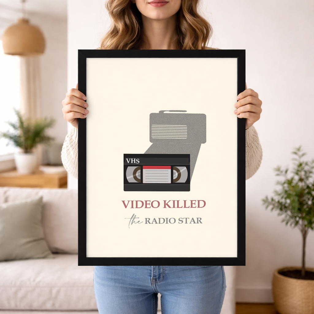 Video Killed The Radio Star Wall Art