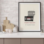 Video Killed The Radio Star Wall Art