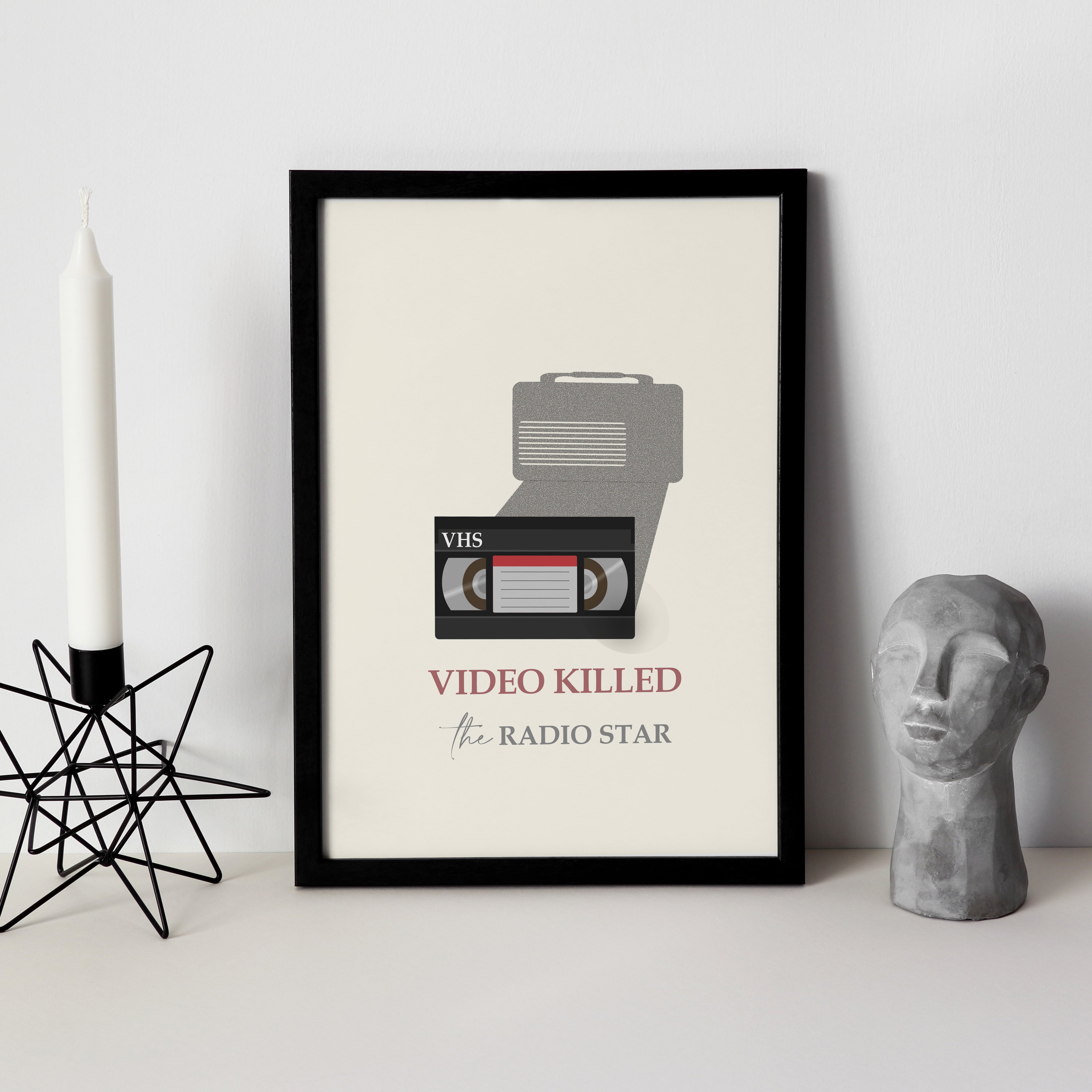 Video Killed The Radio Star Wall Art