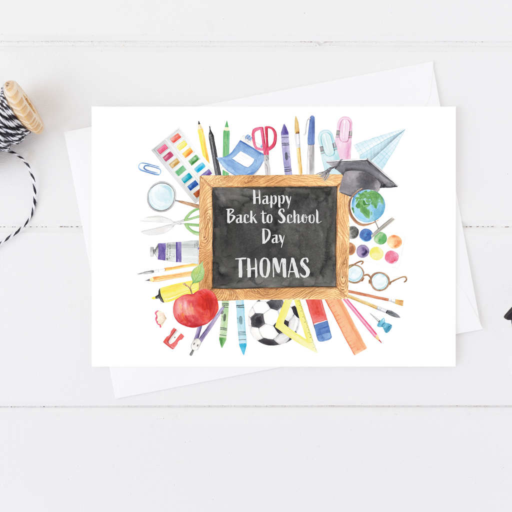 Back To School Personalised Card