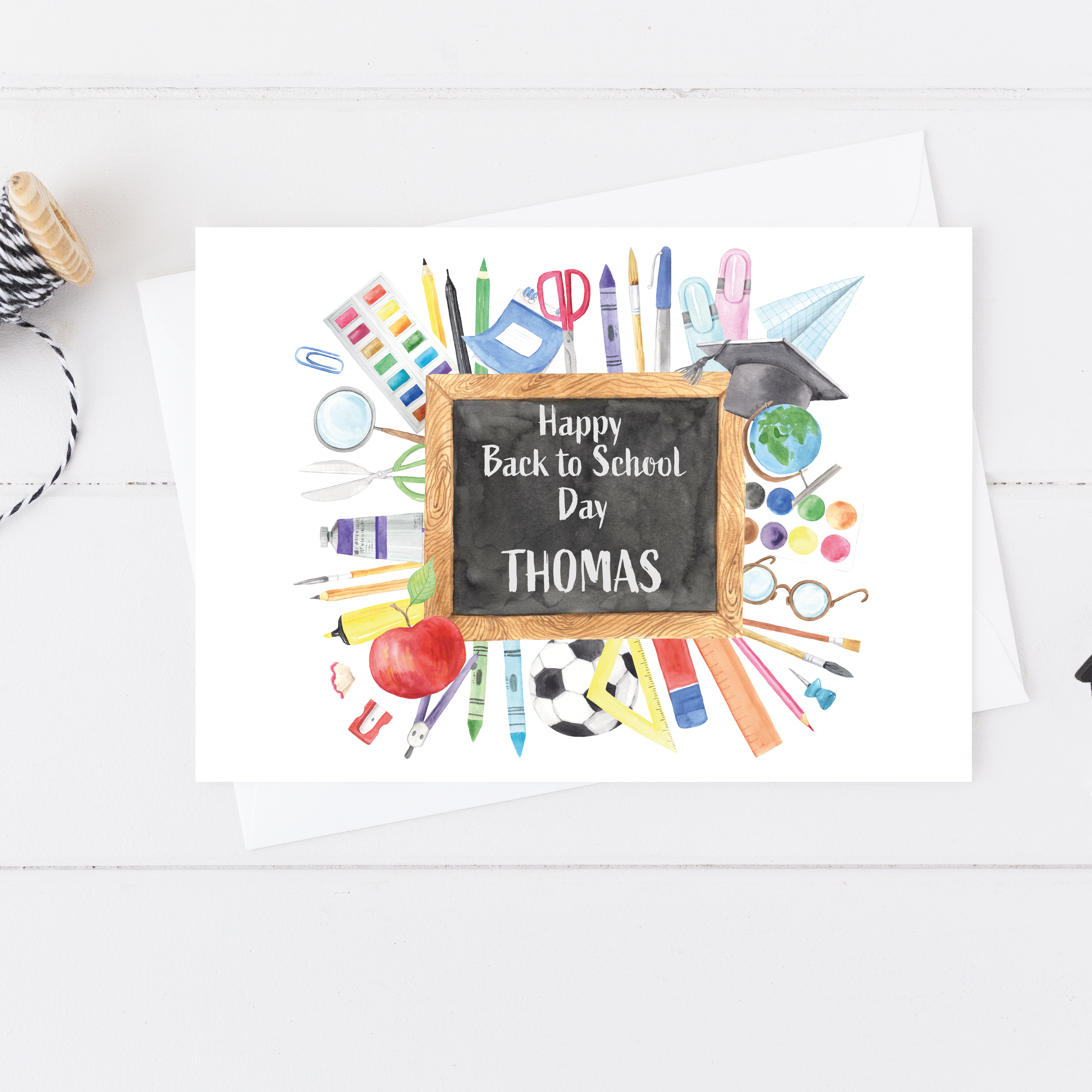 Back To School Personalised Card