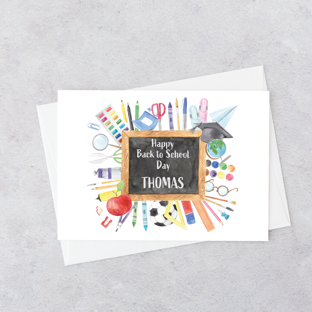Back To School Personalised Card