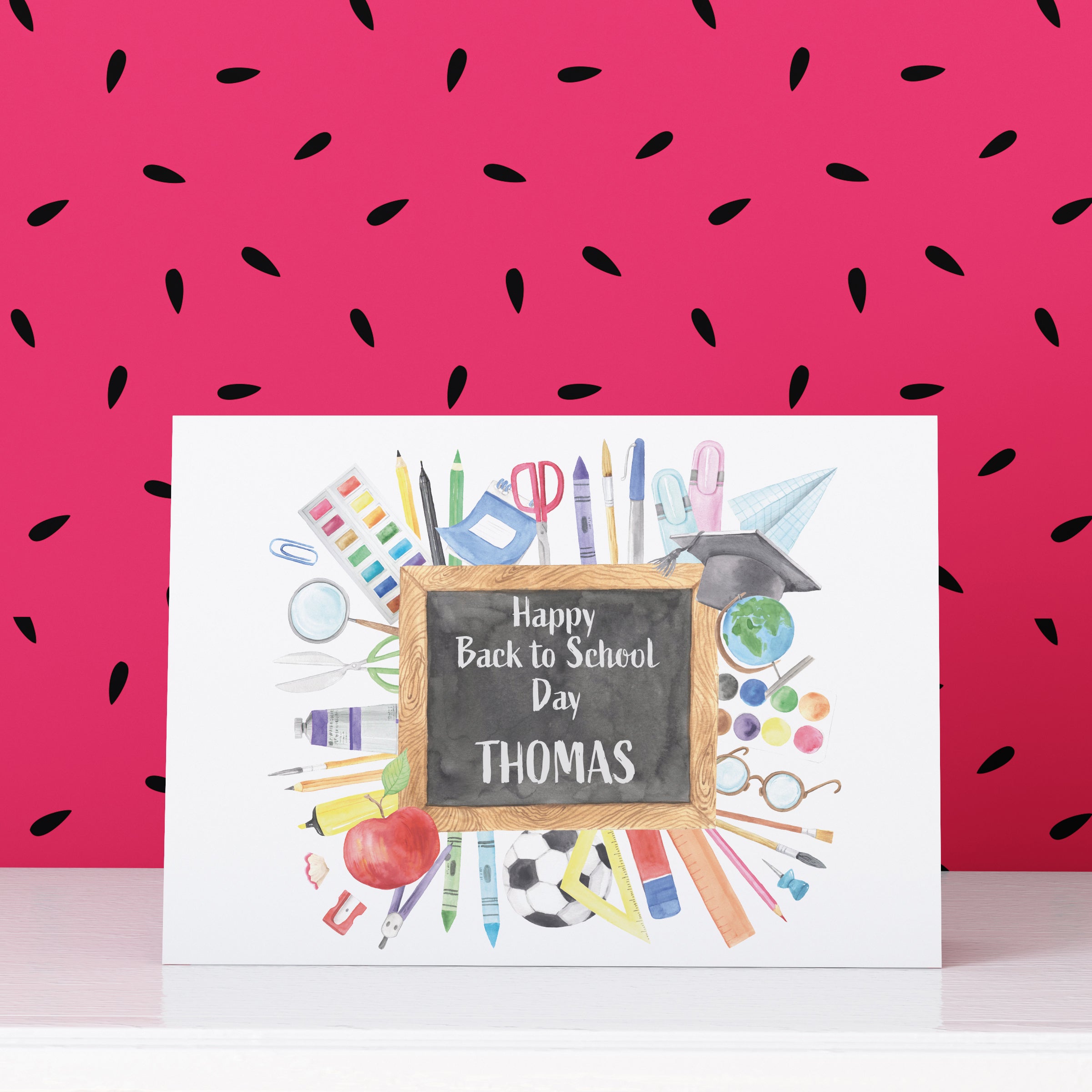 Back To School Personalised Card