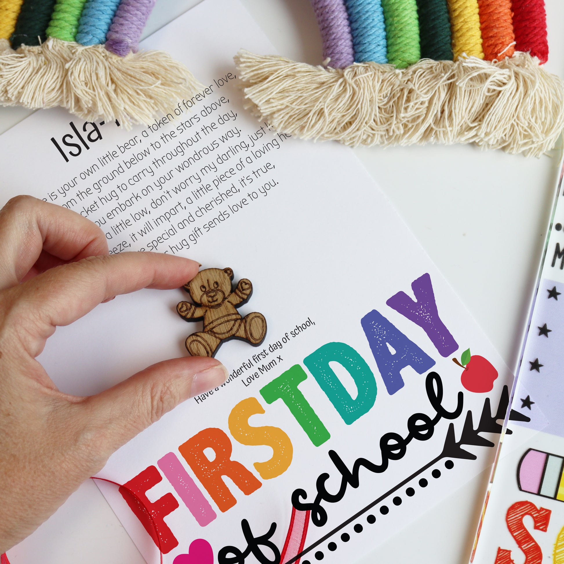 Back To School Pocket Hug Bear – PerfectPersonalisedGifts back-to-school-pocket-hug-bear-perfectpersonalisedgifts