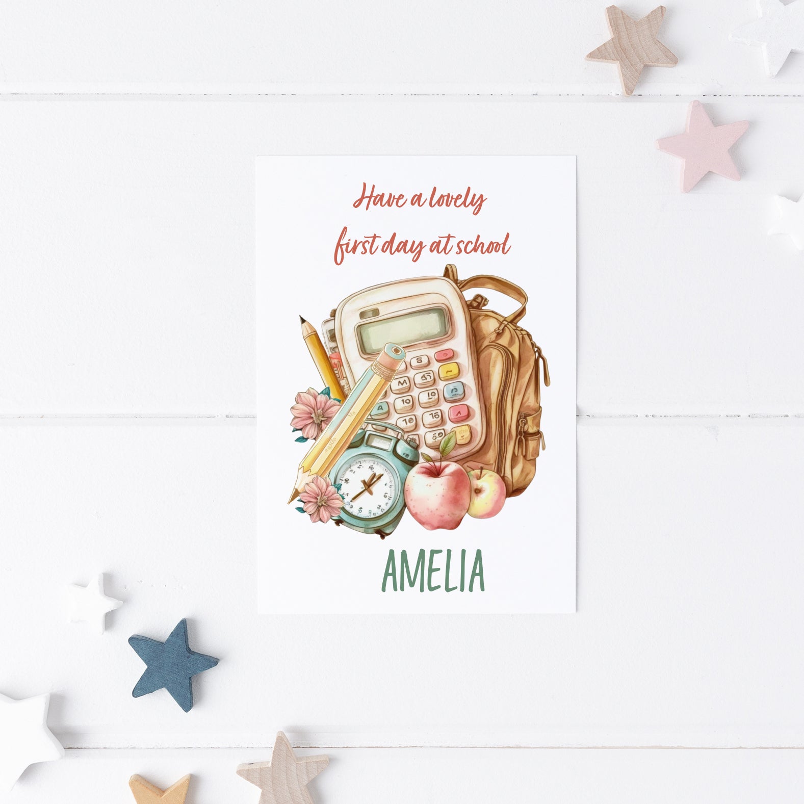 Custom Back To School Card