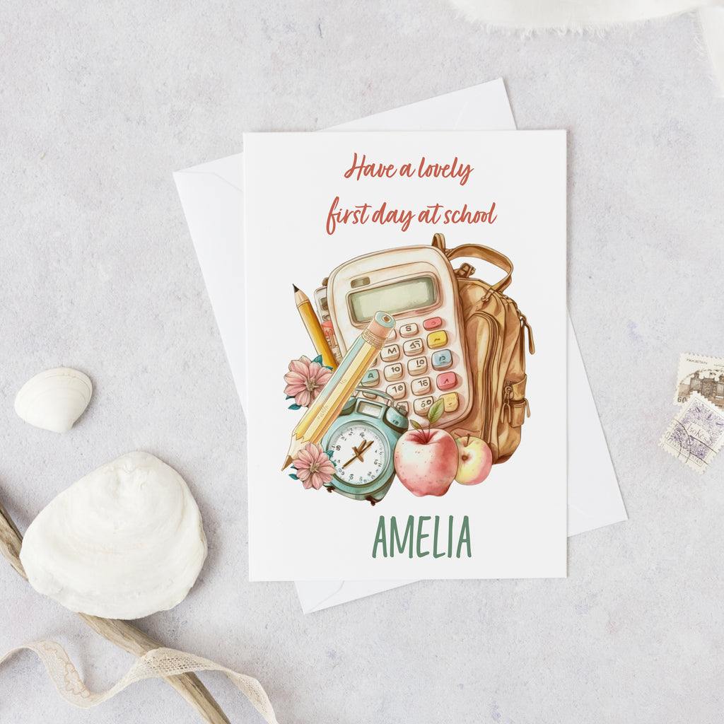 Custom Back To School Card