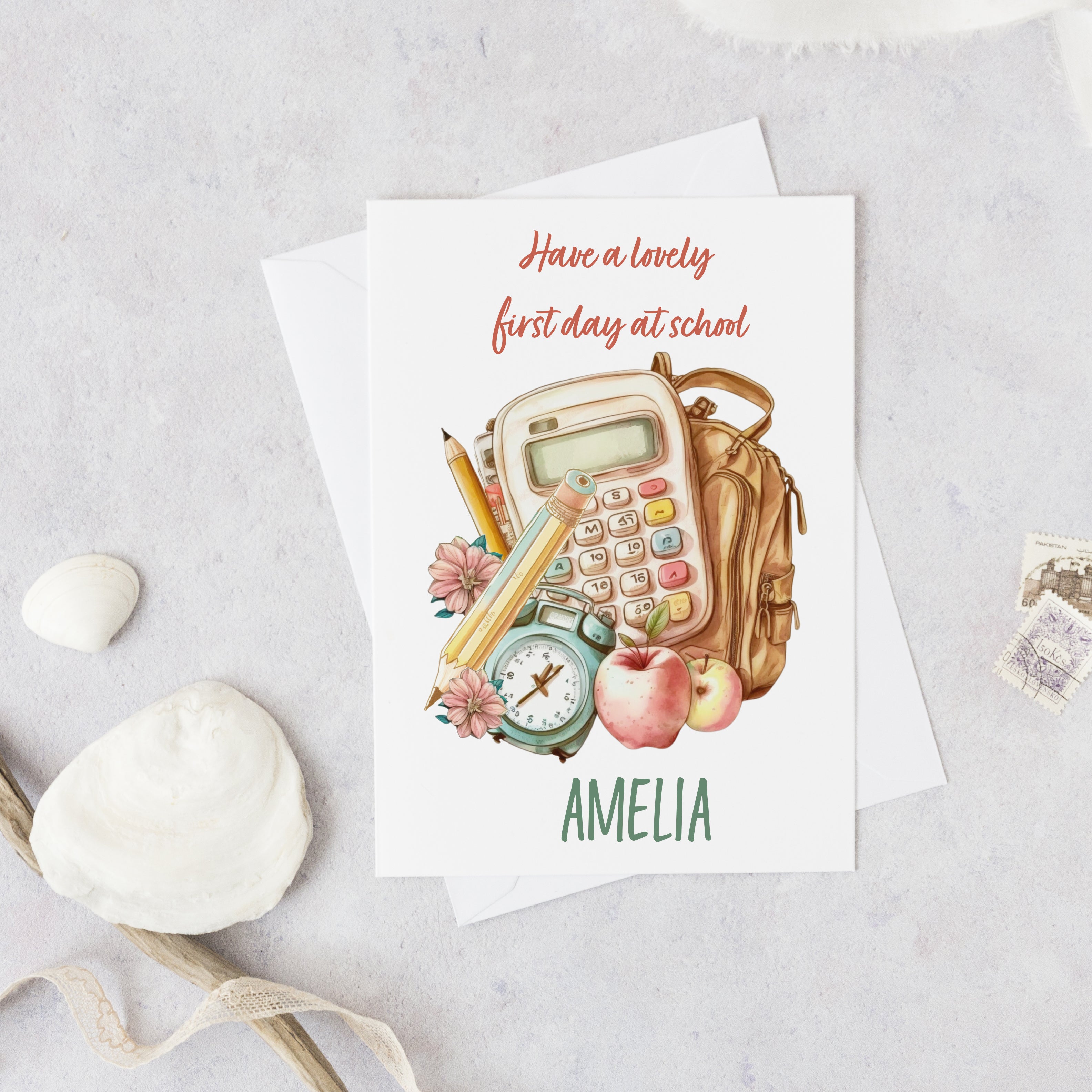 Custom Back To School Card