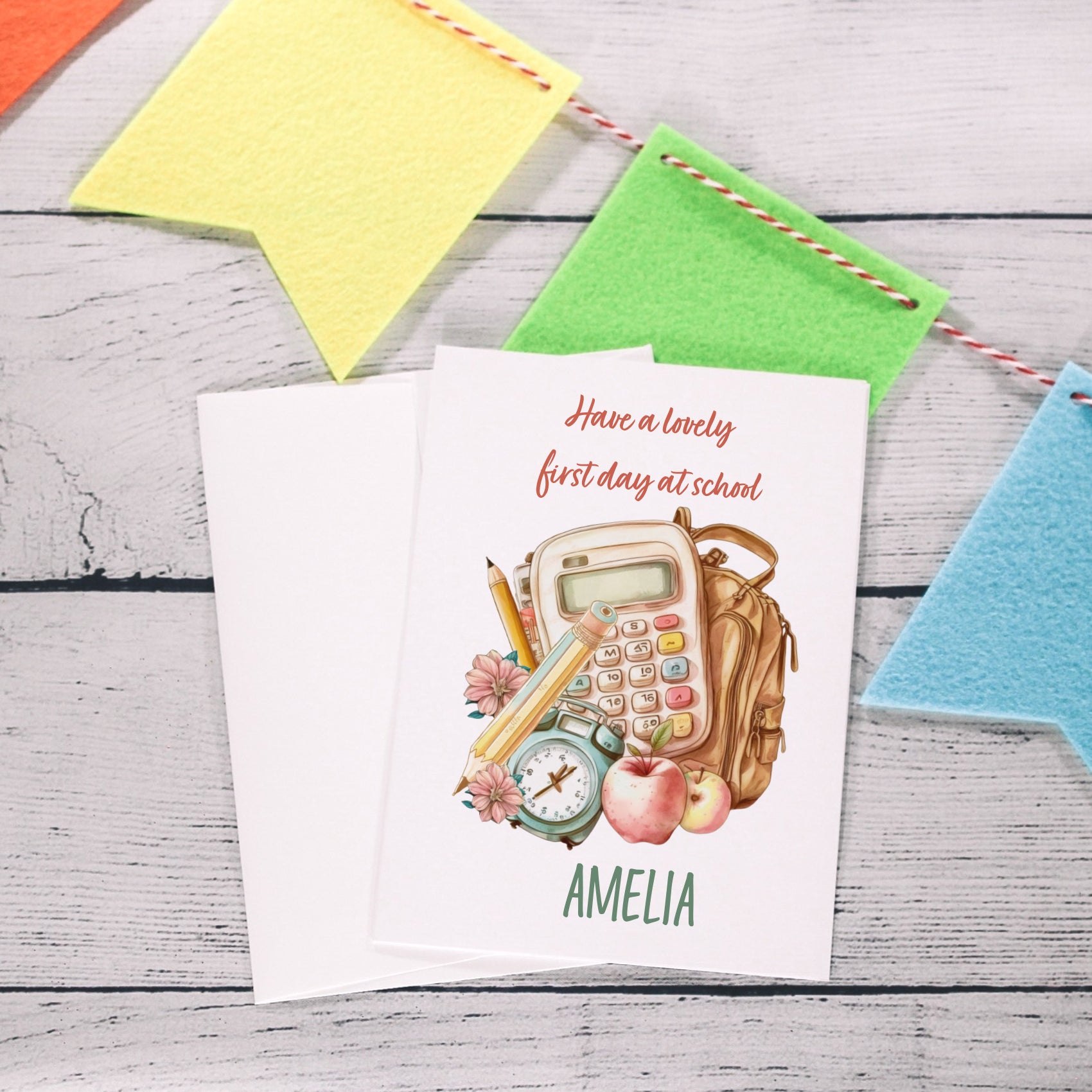 Custom Back To School Card