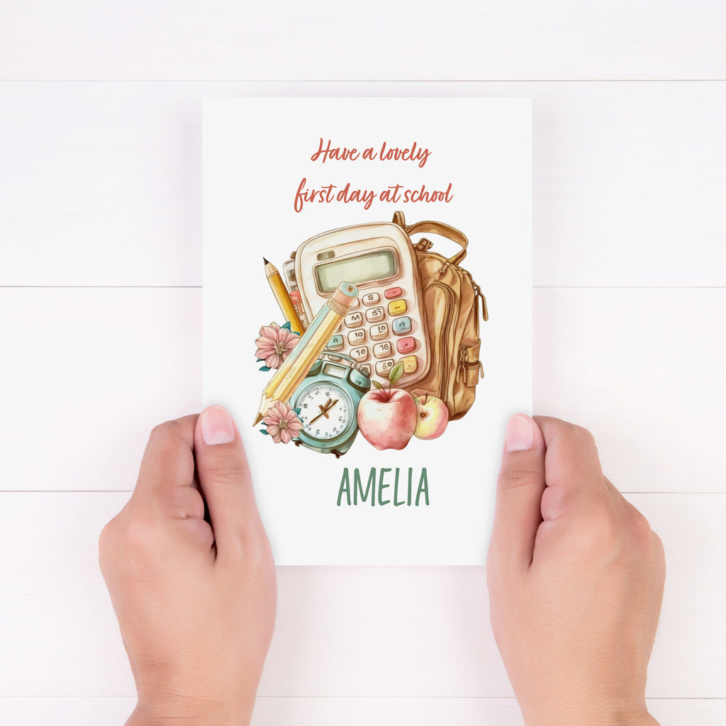 Custom Back To School Card